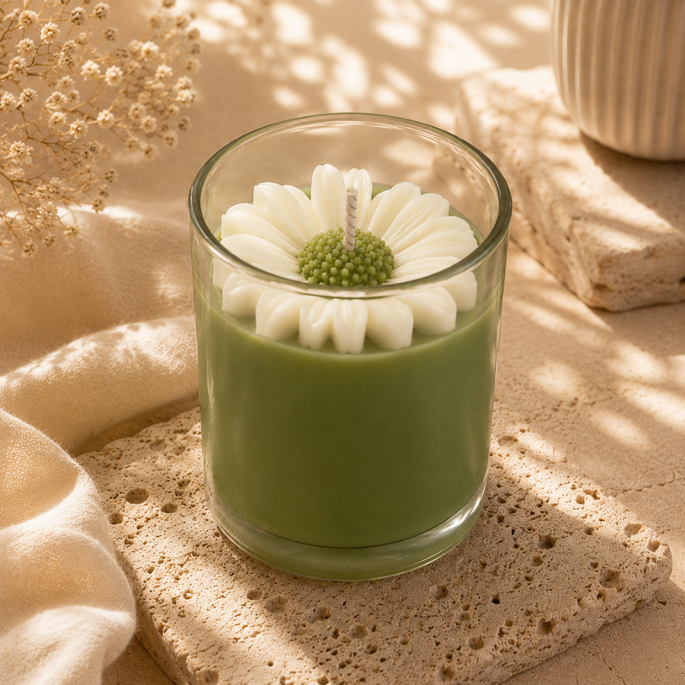 Daisy Jar Candle