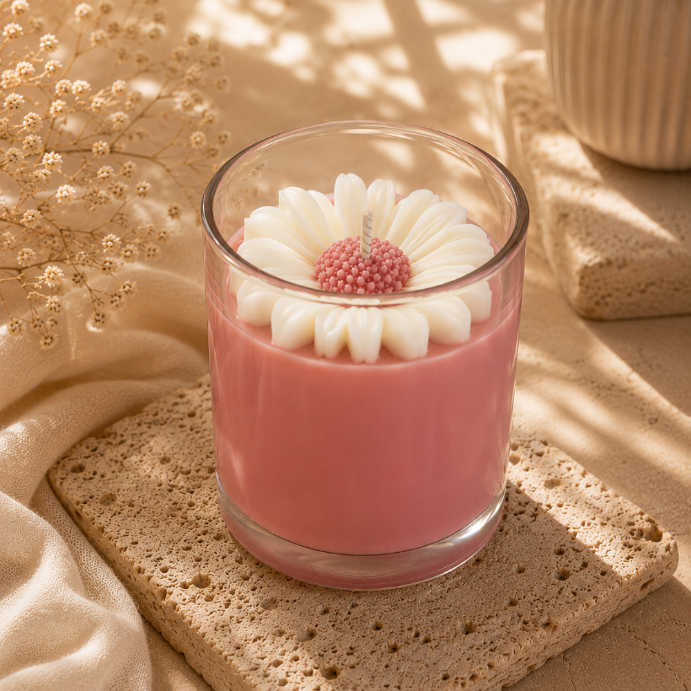 Daisy Jar Candle
