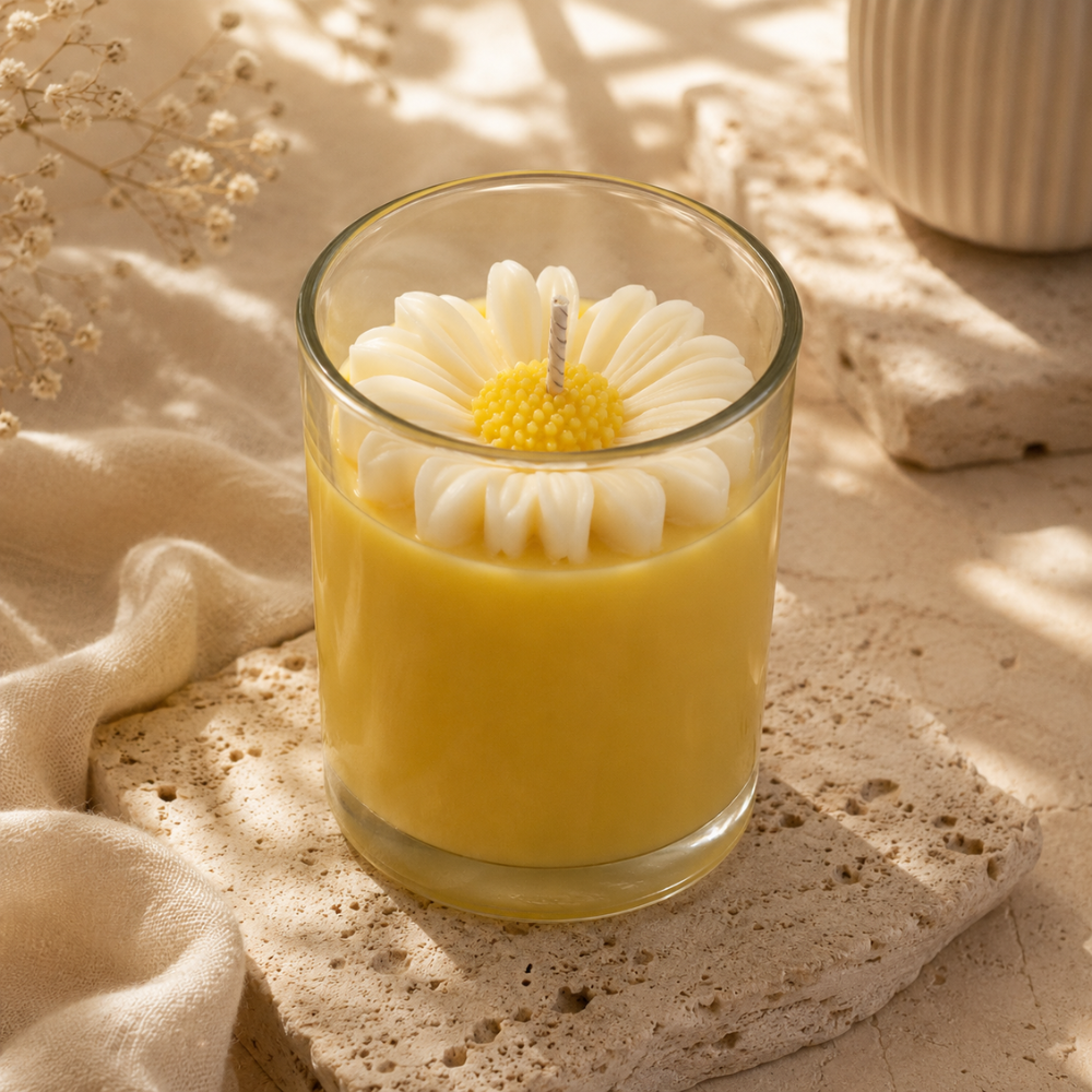 Daisy Jar Candle
