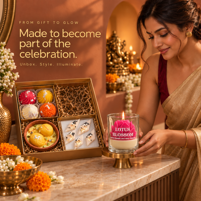 Grand Ganpati Candle Gift Set