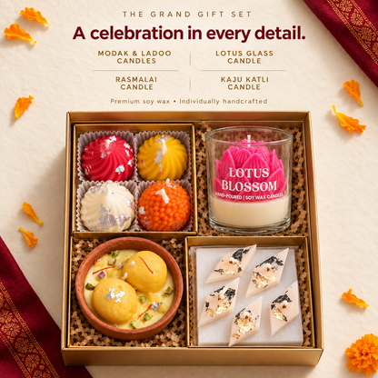 Grand Ganpati Candle Gift Set