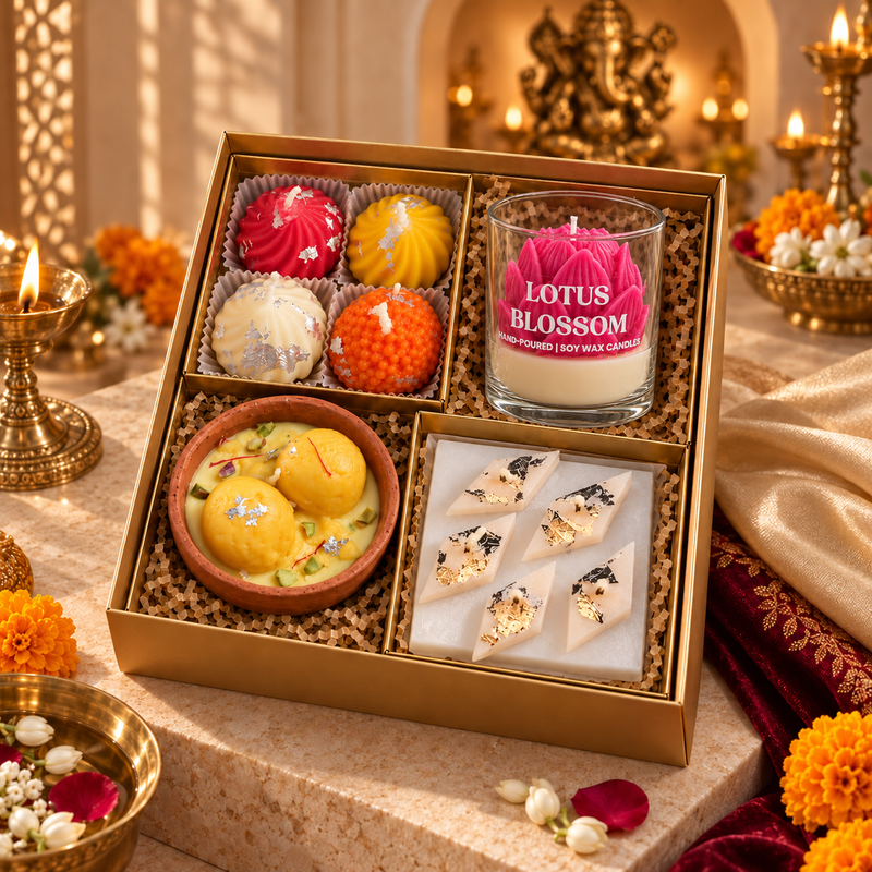 Grand Ganpati Candle Gift Set