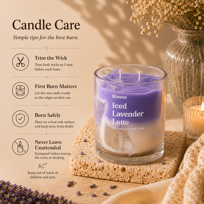 Iced Lavender Latte Candle