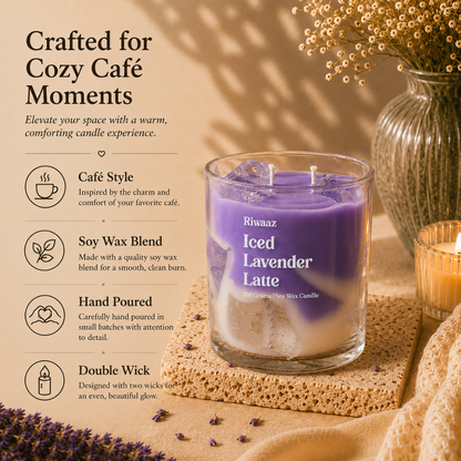 Iced Lavender Latte Candle