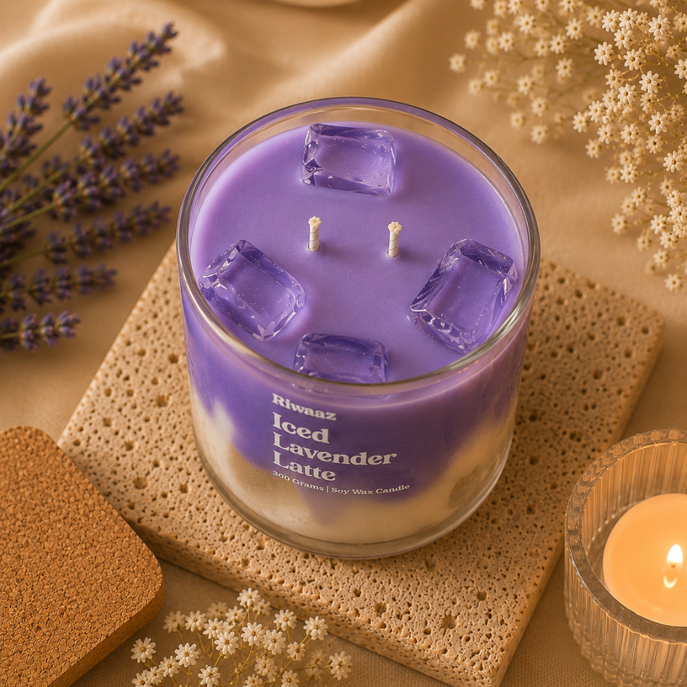Iced Lavender Latte Candle