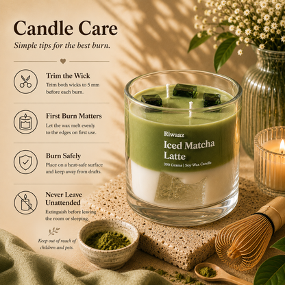 Iced Matcha Latte Candle