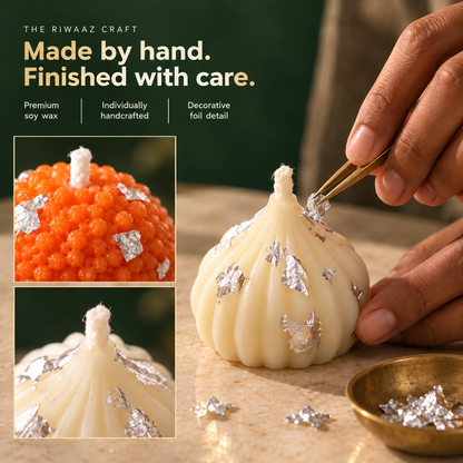 Modak & Ladoo Soy Wax Candle Gift Box