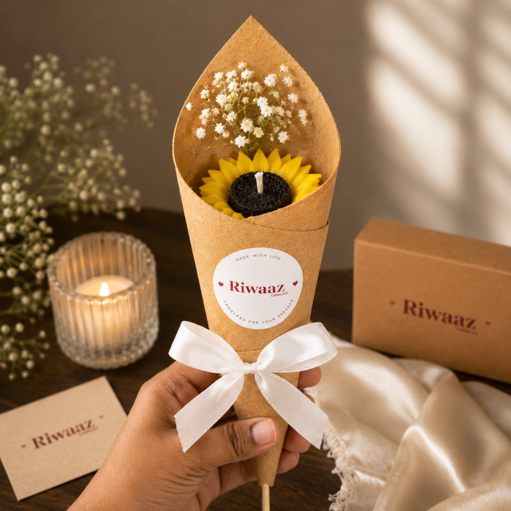 Sunflower Bouquet Candle